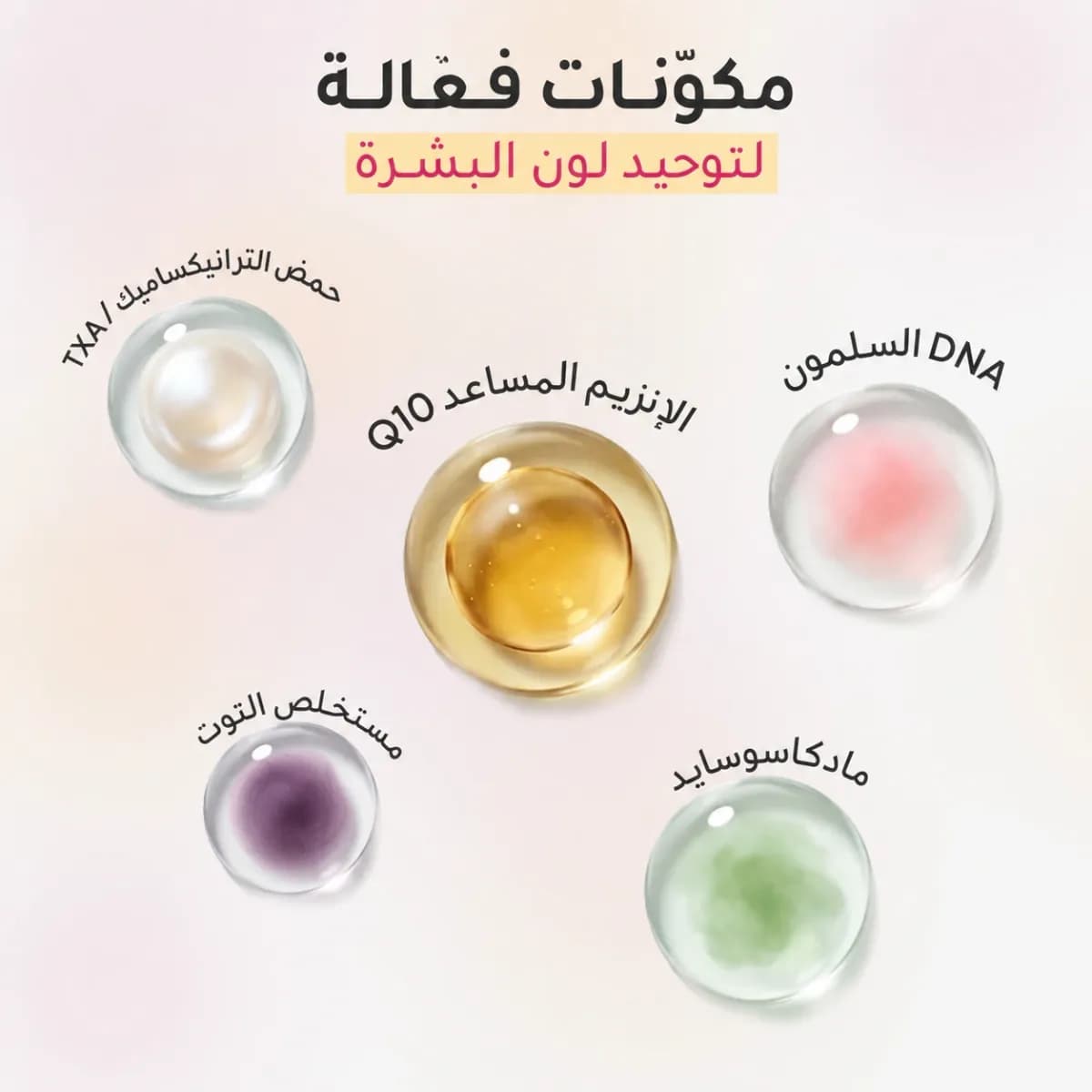 سيروم ثنائي الطور — سالمون DNA + TXA